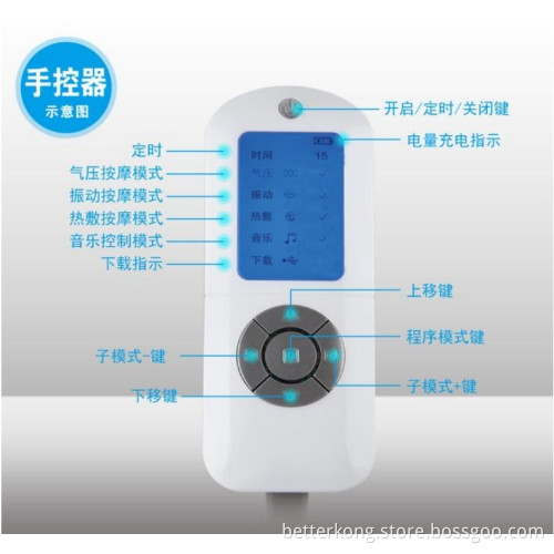 2014 new product heating air pressure head and eye massager